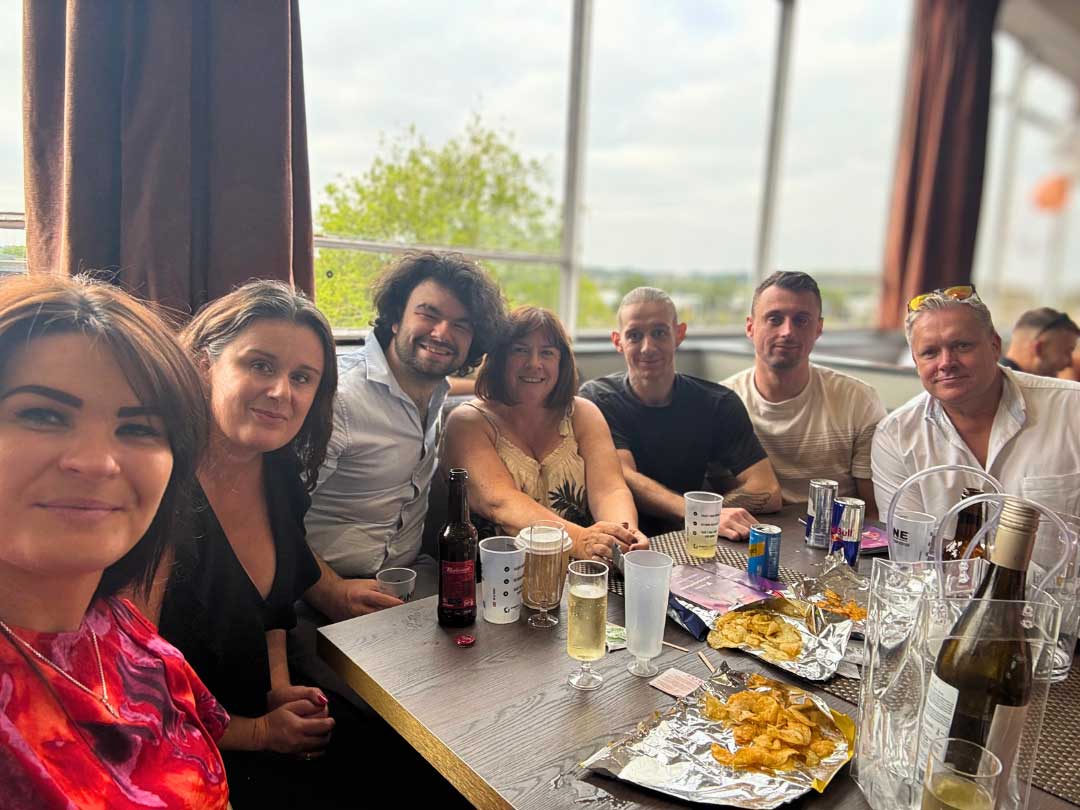 Telonic team at social event